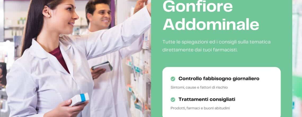 gonfiore addominale