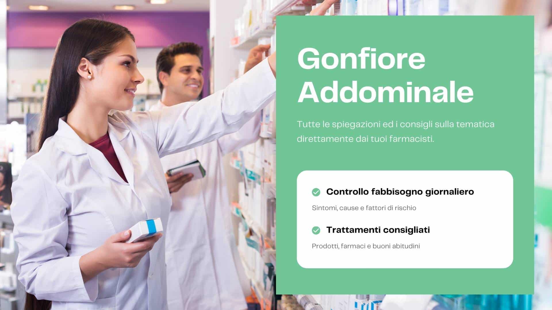 gonfiore addominale